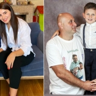 პირველკლასელების ფოტოსესია ცარიელ კლასებში და ოჯახის წევრებთან ერთად - უცნაური სწავლის დაწყება